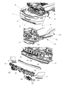 2014 Dodge Charger Bumper Diagram - 68156138AC