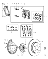 2010 Dodge Dakota Wheel Hub Diagram - 52104698AE