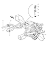 Dodge Durango Sway Bar Kit Diagram - 52106726AB