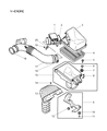 Chrysler Sebring Air Filter Box Diagram - MR450009