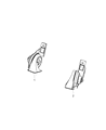 Dodge Dart Horn Diagram - 68212573AB
