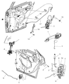 Dodge Magnum Window Regulator Diagram - 5065473AC