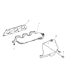 2008 Dodge Sprinter 2500 Exhaust Manifold Diagram - 68011745AA