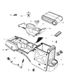 Jeep Ashtray Diagram - 4595665AC
