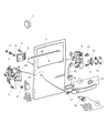 Dodge Sprinter 3500 Door Lock Diagram - 5104361AA
