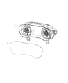 Dodge Speedometer Diagram - 68412356AA