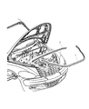 Chrysler PT Cruiser Weather Strip Diagram - 4724930AB