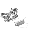 2011 Jeep Grand Cherokee Grille Diagram - 68089734AA