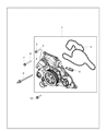2017 Dodge Durango Water Pump Diagram - 5038677AC