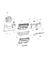 Ram Steering Column Cover Diagram - 6CF761X7AB