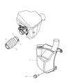 2005 Dodge Neon Air Duct Diagram - 4669783AC