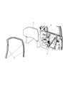 Jeep Grand Cherokee Window Regulator Diagram - 4589171AC