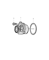 Jeep Water Pump Gasket Diagram - 68319837AA