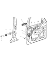 Jeep Door Lock Actuator Diagram - 55360611AE