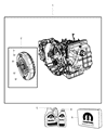 Dodge Journey Torque Converter Diagram - R8070538AA