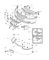 2004 Dodge Stratus Bumper Diagram - MR990729