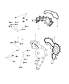 Ram Water Pump Diagram - 68158680AB