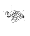 1999 Dodge Caravan Brake Master Cylinder Diagram - V1103264AA