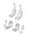 Jeep Cherokee Seat Cover Diagram - 6QB46HL1AA