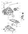 2006 Dodge Ram 1500 Dipstick Diagram - 53021673AD