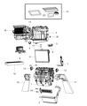 Jeep Wrangler Heater Core Diagram - 68004193AB