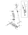 Dodge Coil Spring Insulator Diagram - 5181933AA
