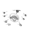 Jeep Cherokee Clock Spring Diagram - 68455814AA