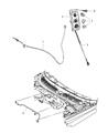 2000 Dodge Durango A/C Switch Diagram - 5015738AB