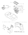 Chrysler Sebring Dome Light Diagram - MR757864