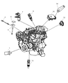 Jeep Wrangler Camshaft Position Sensor Diagram - 5149034AA