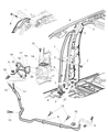 1998 Dodge Durango A/C Hose Diagram - 5003182AC