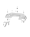 Ram Engine Cover Diagram - 5281577AA