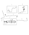 2012 Ram 1500 Vapor Canister Diagram - 5147067AA