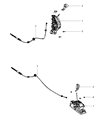 Chrysler Automatic Transmission Shift Levers Diagram - 1GJ35BD5AC