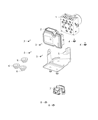 Dodge Durango ABS Control Module Diagram - 68442477AB
