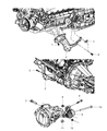 Dodge Ram 1500 Engine Mount Diagram - 55398589AB