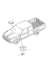 2011 Ram Dakota Air Bag Diagram - 1EM32XDVAC