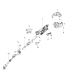 Dodge Viper Steering Column Diagram - 68262523AB