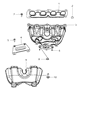 2010 Dodge Journey Exhaust Heat Shield Diagram - 4693344AC