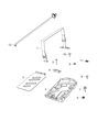 Chrysler Voyager Battery Tray Diagram - 68267109AC