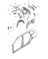 Jeep Cherokee Wheelhouse Diagram - 68102262AG