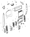 2017 Ram 2500 Glove Box Diagram - 1NM86DX9AA