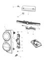 Dodge Durango Light Socket Diagram - 5133182AB
