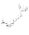 Jeep Tail Pipe Diagram - 68361258AA