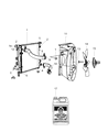 Dodge Radiator Diagram - 55056682AD