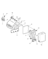 Dodge Sprinter 2500 Air Bag Control Module Diagram - 5119435AA