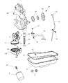 Dodge Caravan Dipstick Diagram - 4694325AC