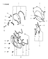 Chrysler Sebring Timing Cover Diagram - MD378731