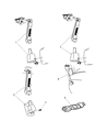 1999 Dodge Ram Wagon Seat Belt Diagram - 5EU44RK5AE