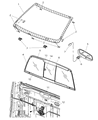 Dodge Windshield Diagram - 5101944AC